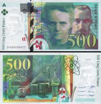 *500 Frankov Francúzsko 1994, P160a VF - Kliknutím na obrázok zatvorte -